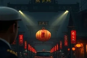 老巷石阶上的青苔与褪色门牌图